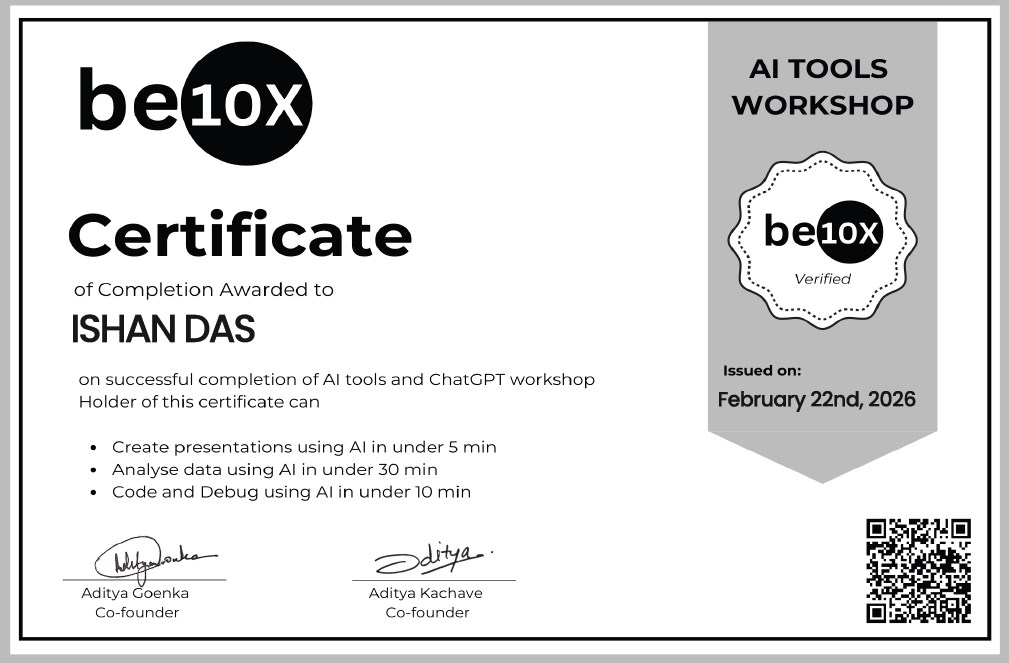 Be10x Certification